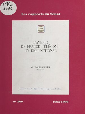 cover image of L'Avenir de France Télécom